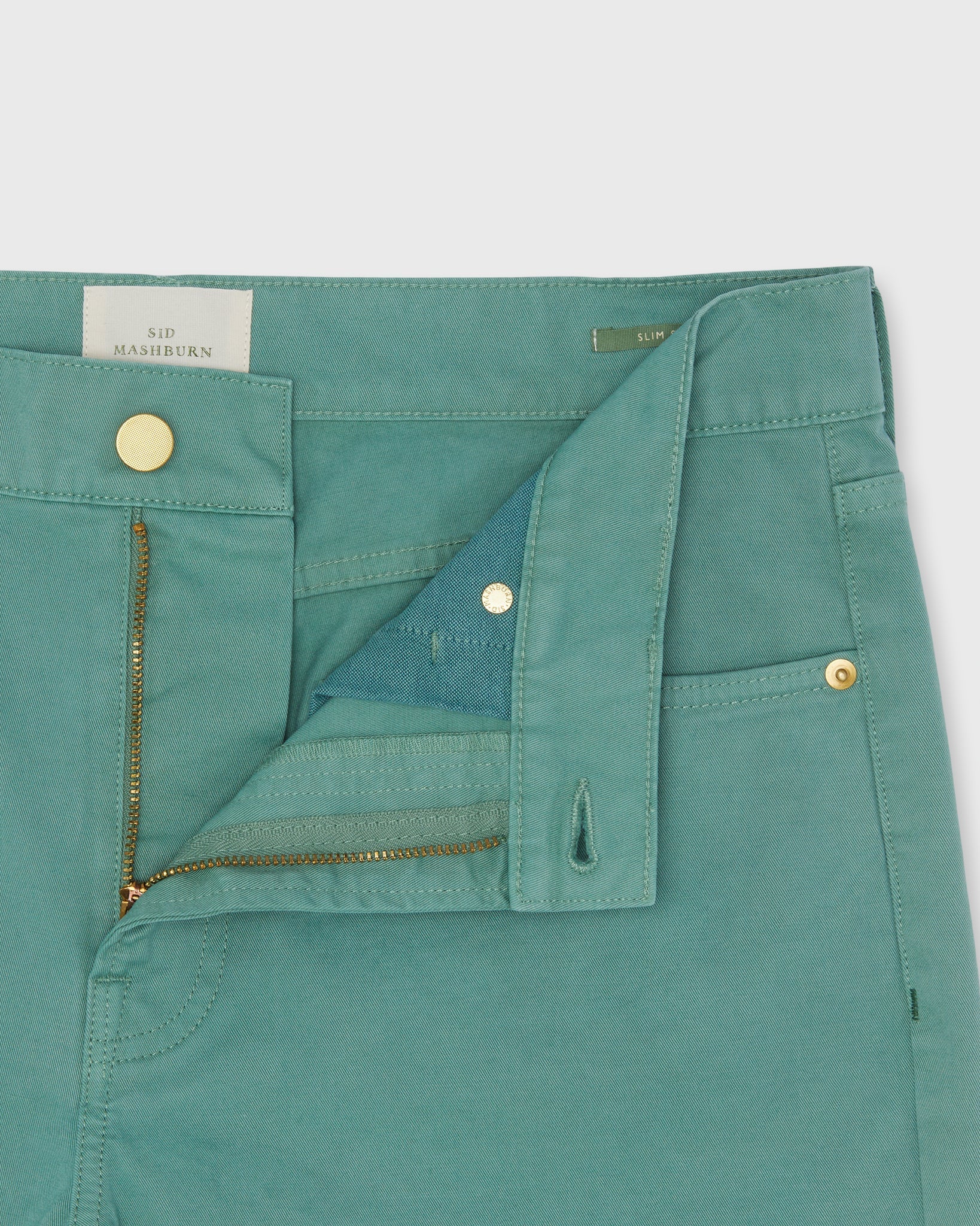Sid Mashburn Slim Straight 5-Pocket Pant Lovat Twill