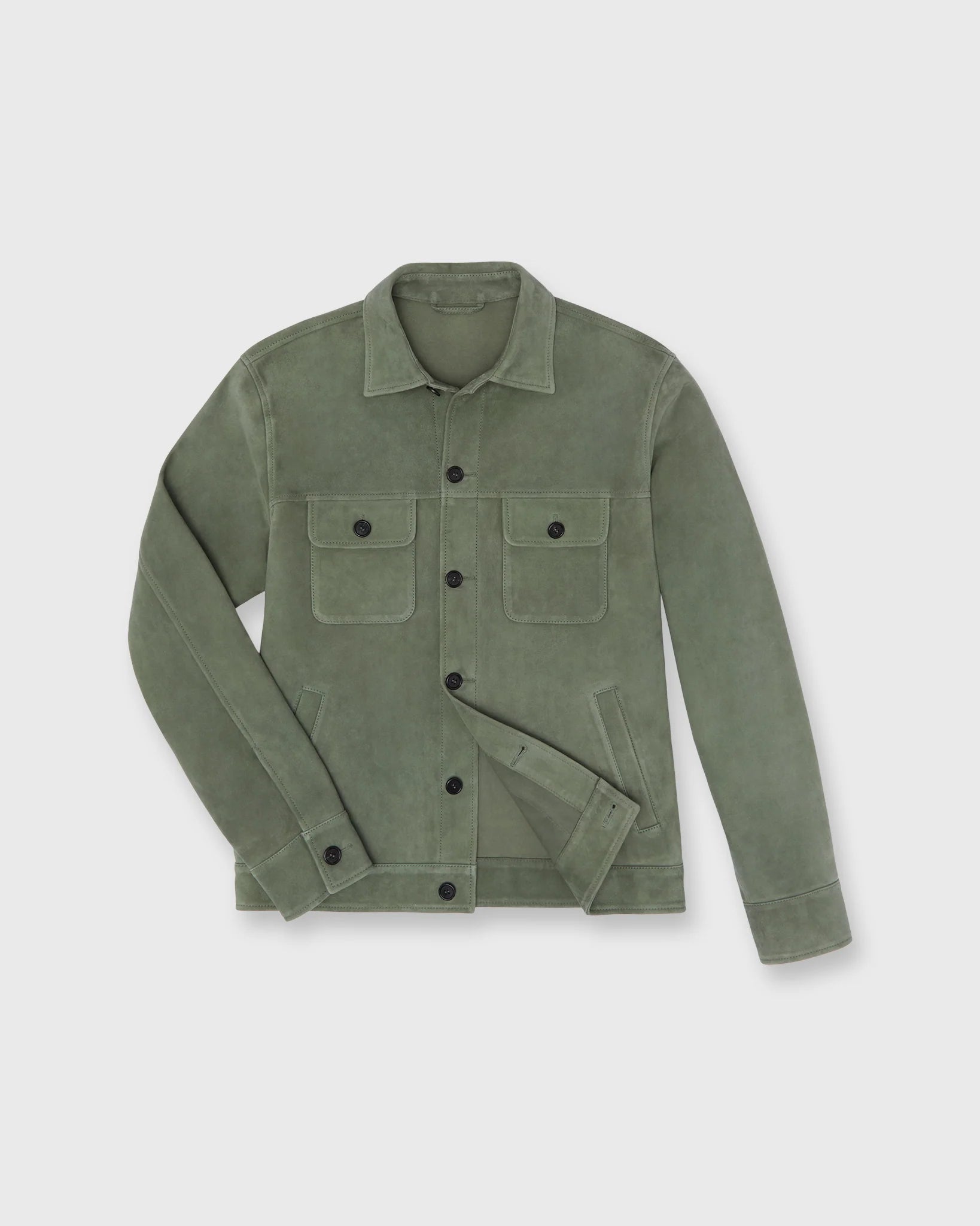Sid Mashburn Work Jacket Thyme Suede