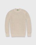 Sid Mashburn Beach Crewneck Sweater Heather Taupe Cotton/Linen
