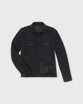 Sid Mashburn Work Jacket - Navy Suede - front product photograph
