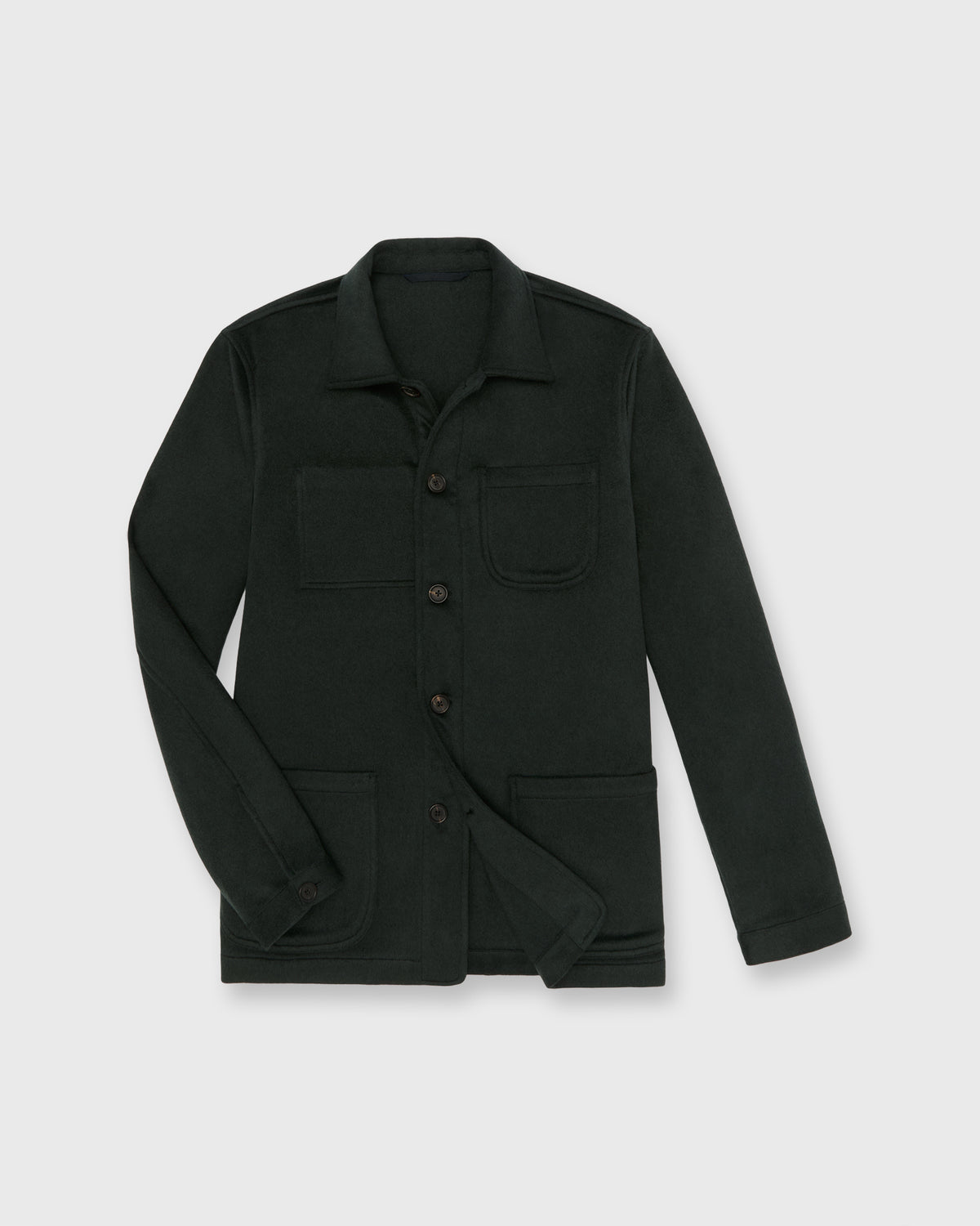 Sid Mashburn Chore Jacket - Spruce Cashmere Flannel - product image