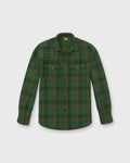 Sid Mashburn CPO Shirt - Green/Yellow/Oat Plaid Harris Tweed - product image
