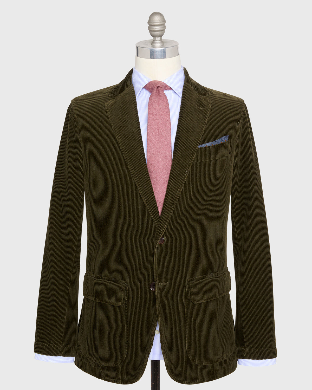 Sid Mashburn Butcher Jacket - Dark Olive Corduroy - product image