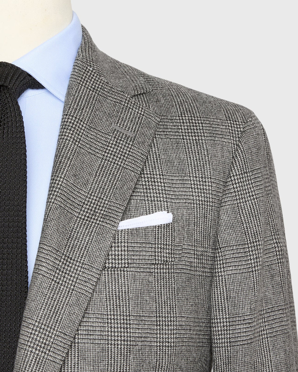 Sid Mashburn Virgil No. 2 Suit - Charcoal/Bone Glen Plaid Flannel - image 2
