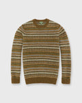 Sid Mashburn Fair Isle Sweater - Brown Multi Wool/Alpaca - product image