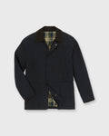 Sid Mashburn Cashpad Field Jacket - Navy Dry Waxed Poplin - front product photograph