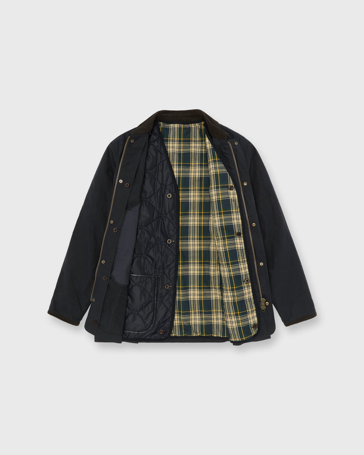 Sid Mashburn Cashpad Field Jacket - Navy Dry Waxed Poplin - image 2