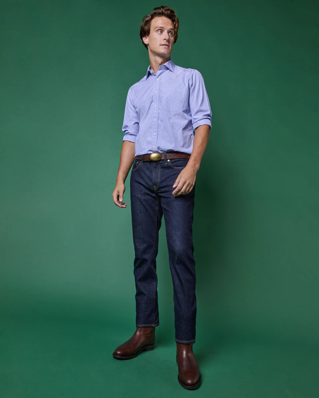 Sid Mashburn Clift Straight Leg Jean Non-Selvedge Rinse Stretch Denim Regular