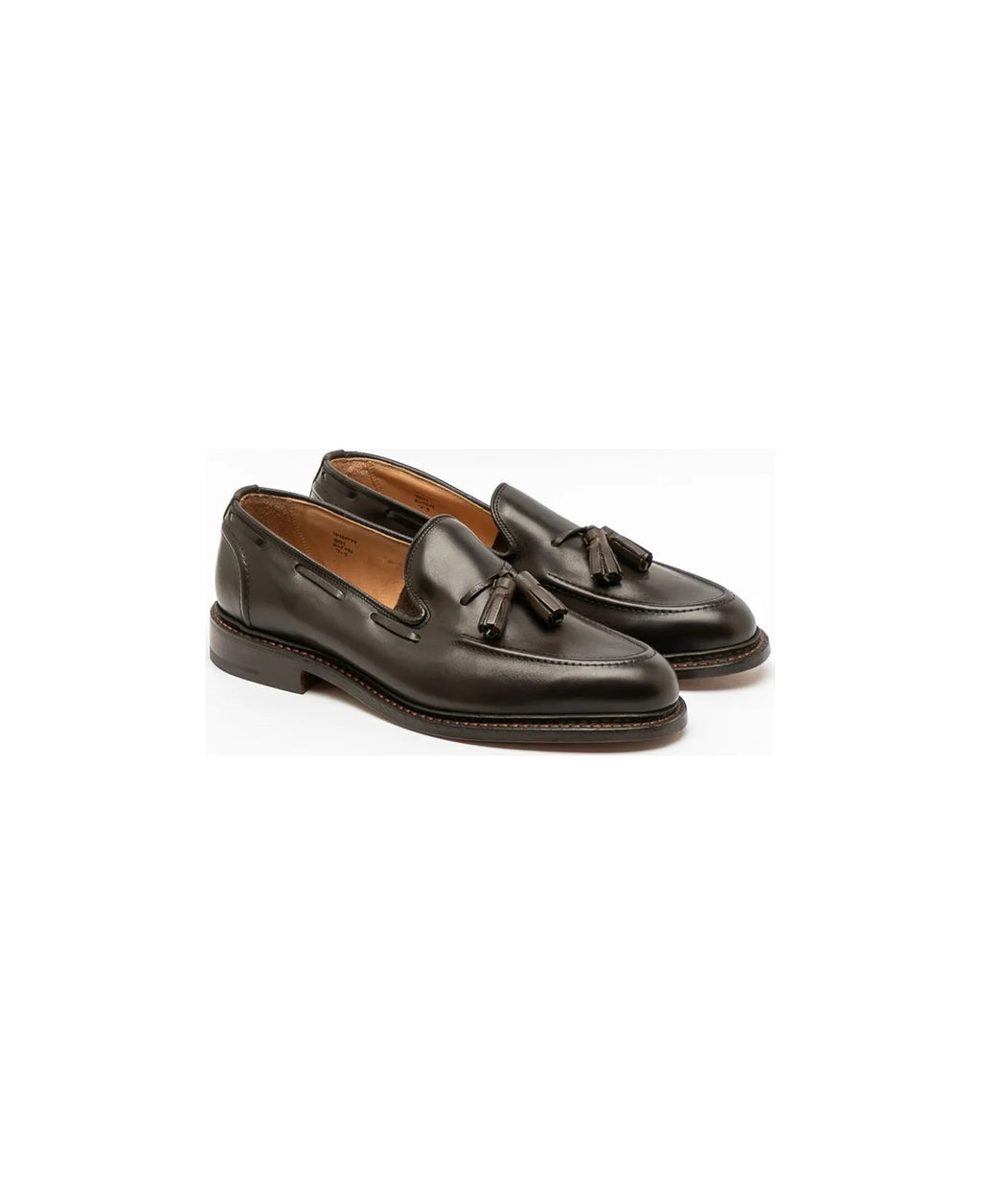 Trickers Elton Tassel Loafer - Espresso Burnished Calfskin