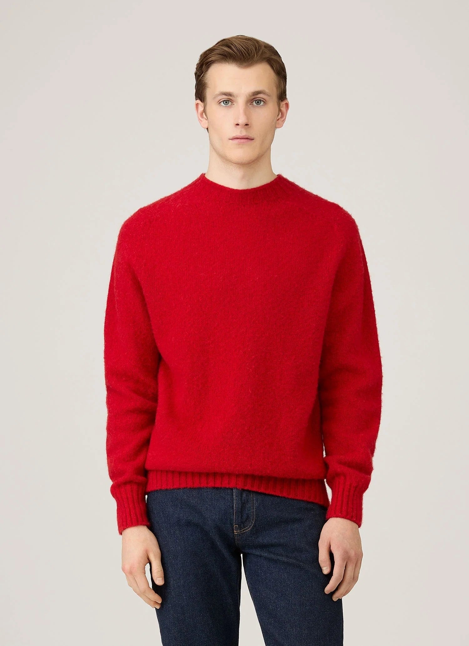 Sunspel Shetland Crew Neck Sweater