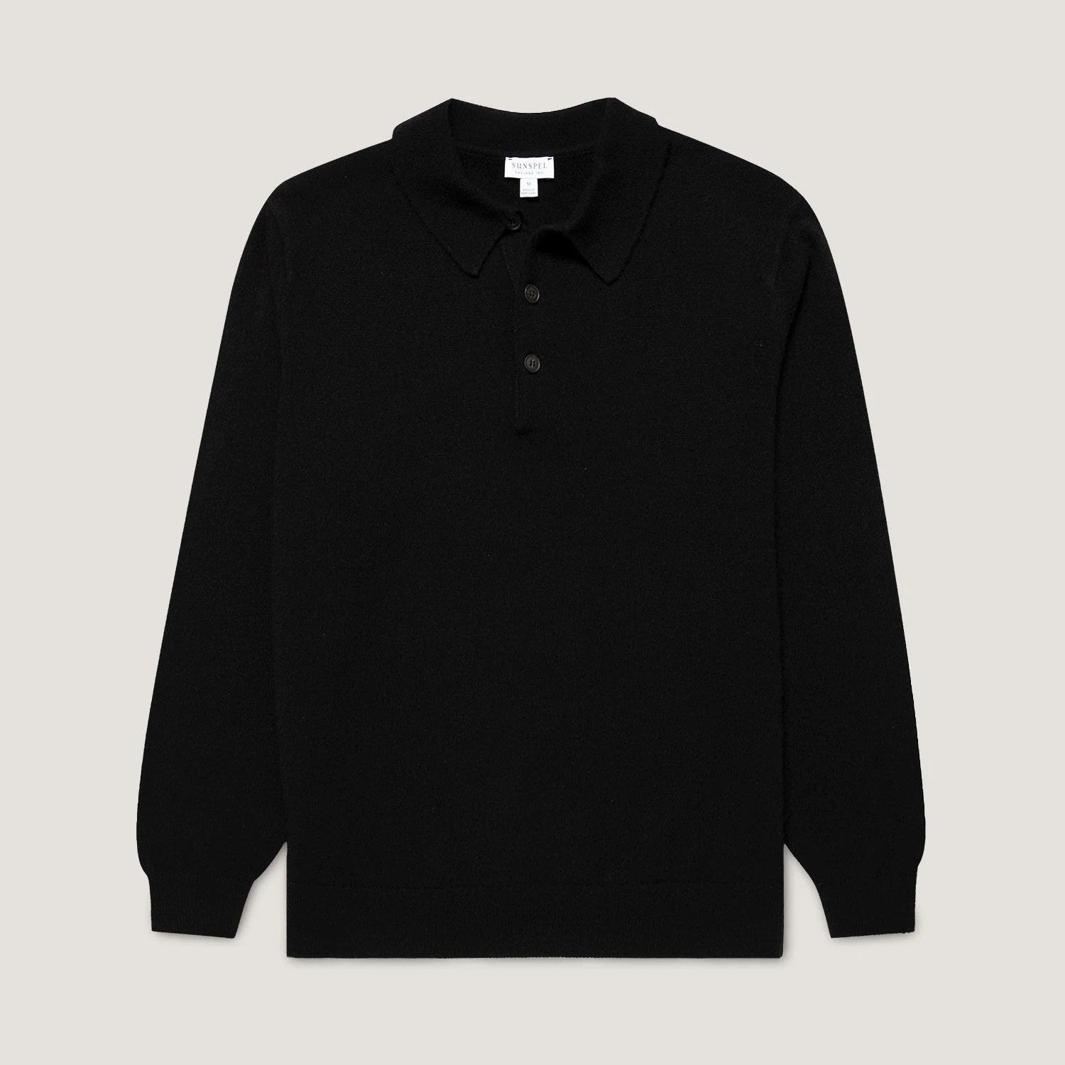 Sunspel Cashmere Polo Sweater