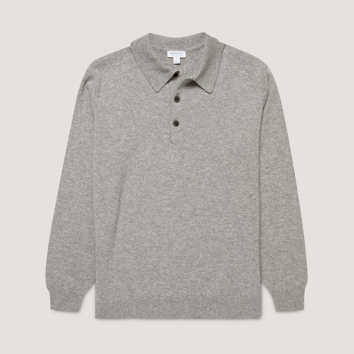 Sunspel Cashmere Polo Sweater