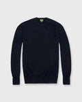 Sid Mashburn Classic Crewneck Sweater Navy Cashmere