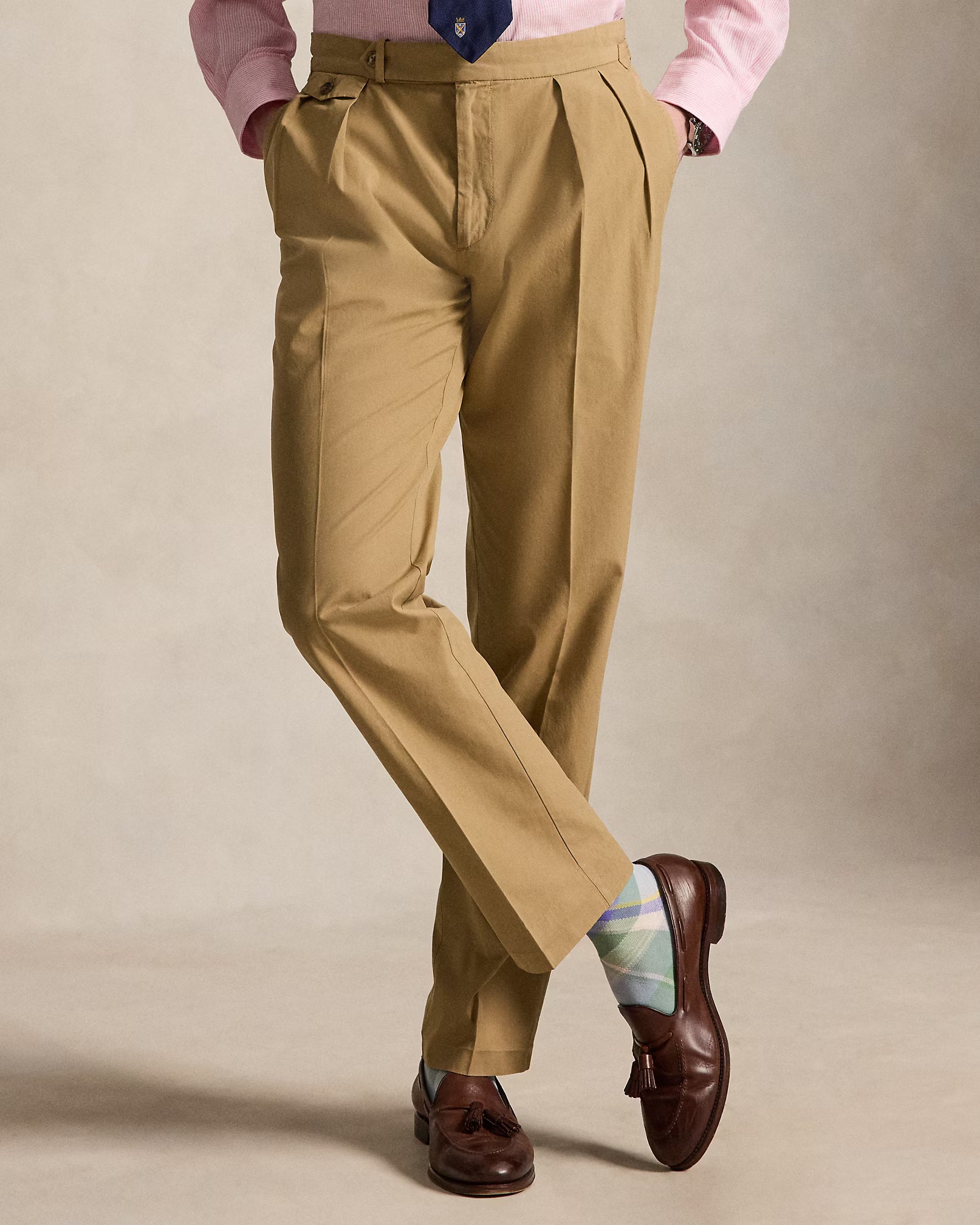Polo Ralph Lauren Pleated Poplin Suit Trouser