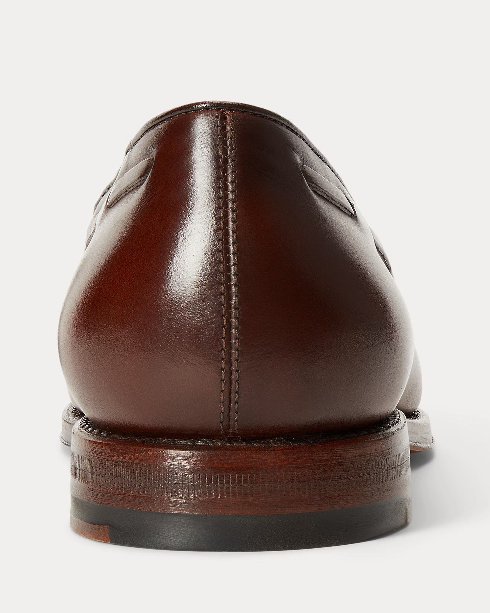 Ralph Lauren Maestra Tassel Calfskin Loafer Brown