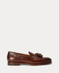 Ralph Lauren Maestra Tassel Calfskin Loafer Brown