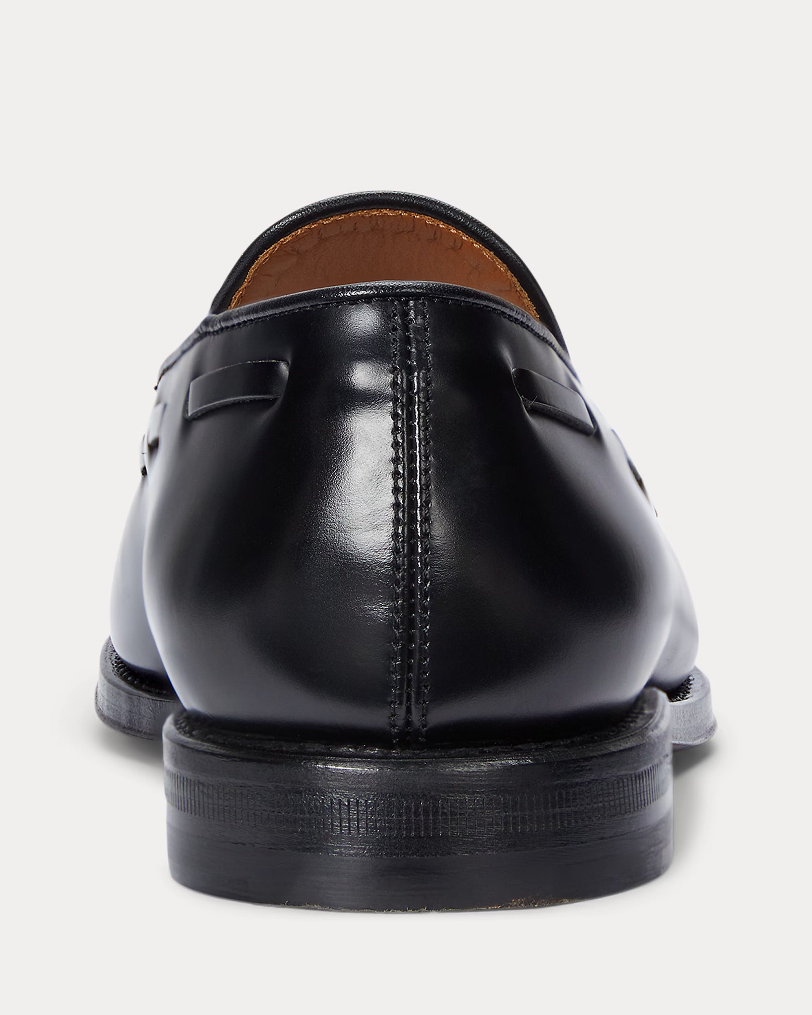 Ralph Lauren Maestra Tassel Calfskin Loafer Black