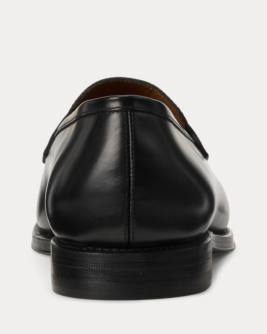 Ralph Lauren Maestra Calfskin Penny Loafer Black