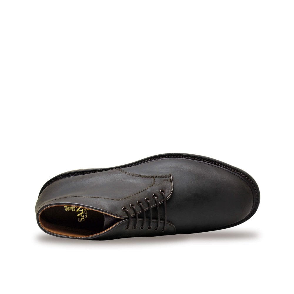 Sanders Daniel Kenia Dark Brown Waxy Suede Chukka Boot