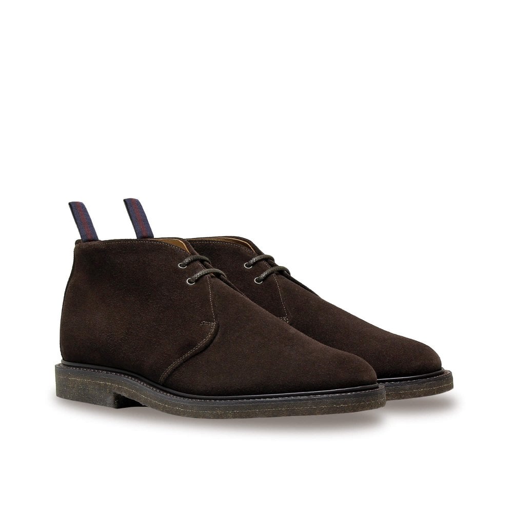 Sanders Harry Mocha Reverse Suede Chukka Boot