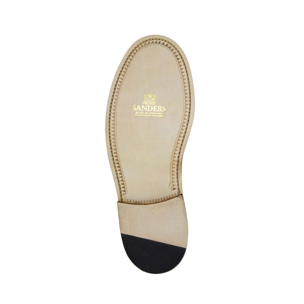 Sanders Madrid Dark Brown Calf Buttseam Penny Loafer