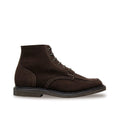 Sanders Riley Mocha Reverse Suede Apron Derby Boot
